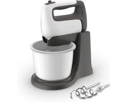 RVV® Mixer met mengkom - Mixer - Mixer met mengkom keukenmachine - Zilver - ‎28cm x 10cm x 32cm