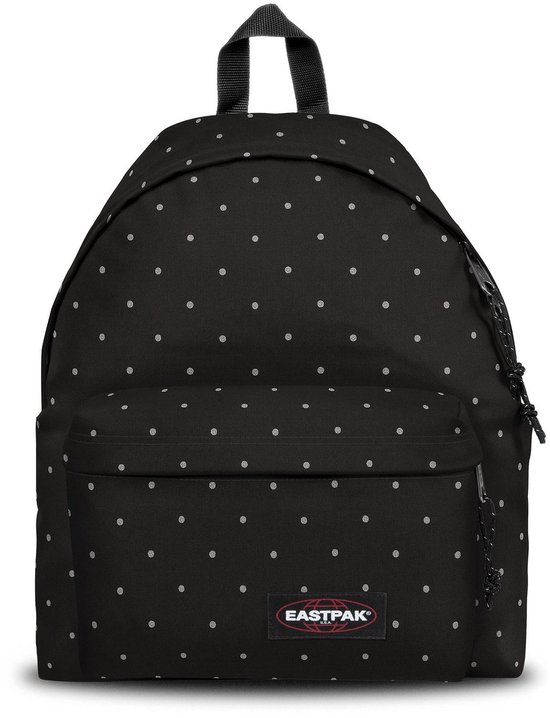 EASTPAK schoolrugzak rugzak met laptopvak Padded Pak'r 24L Dots Black Silver zwart