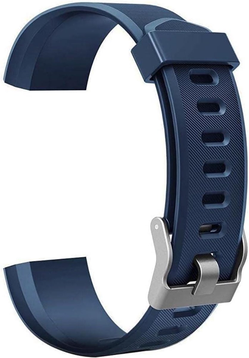 Allecta - Siliconen vervangende horlogeband voor ID115Plus HR Smartwatch - Blauw - Comfortabel - Quick Release - Verstelbaar van 170 mm tot 225 mm.
