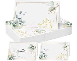 Allecta - Tafelkaarten voor bruiloft, verjaardag, feest - Naamkaarten en tafeldecoratie
