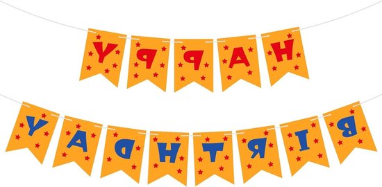 Happy Birthday Banner – Ca. 185 X 90 Cm, Aus Strapazierfähigem Stoff, Für Partys & Dekoration