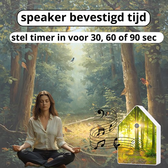Vogelhuisje met vogelgeluiden - Birdbox of zwitscherbox