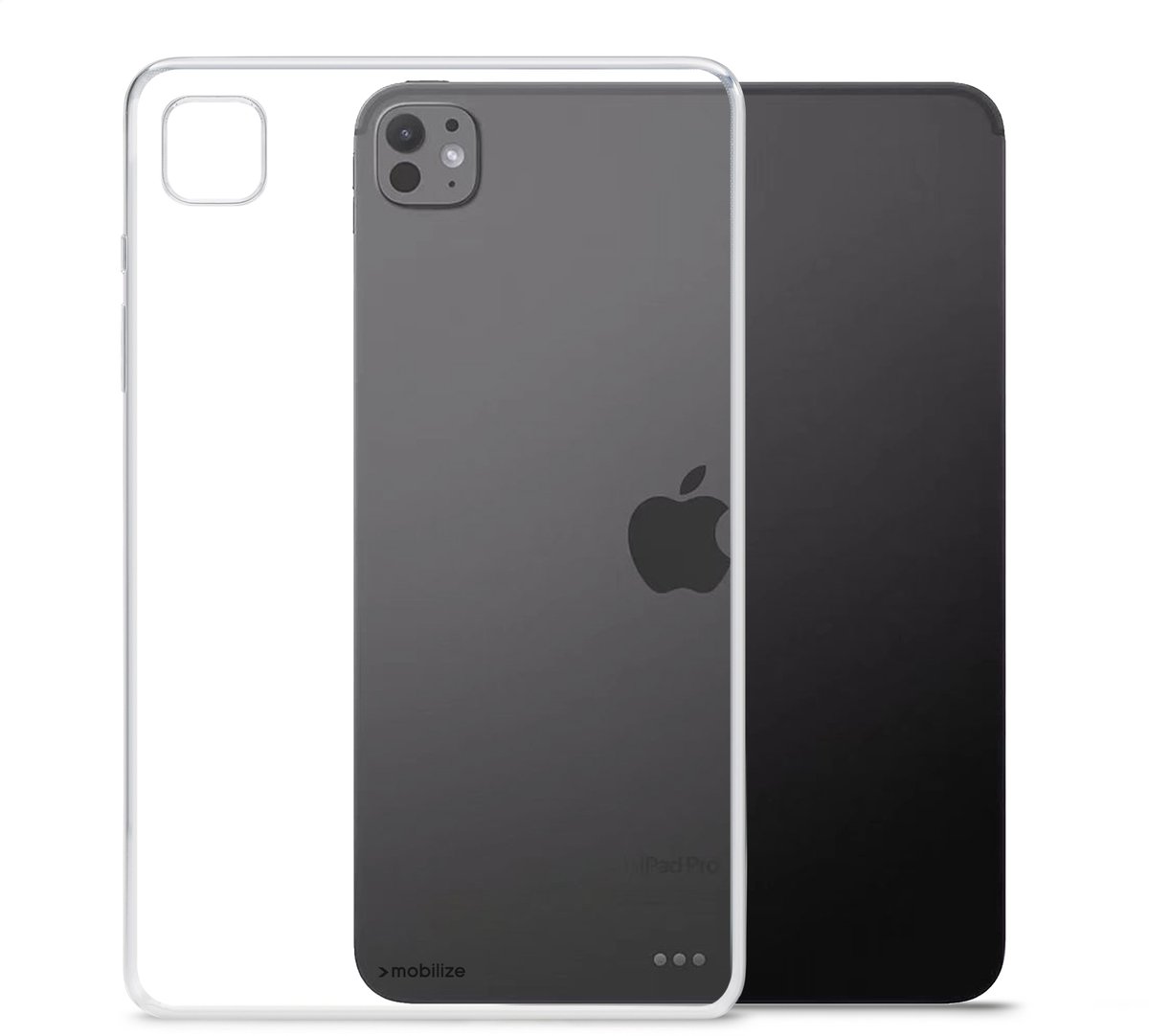 Mobilize Tablethoes geschikt voor Apple iPad Pro 11 Inch (2025) Hoes Flexibel TPU | Mobilize Gelly Backcover | Doorzichtig Telefoonhoesje iPad Pro 11 Inch (2025) | iPad Pro 11 Inch (2025) Case | Back Cover - Transparant