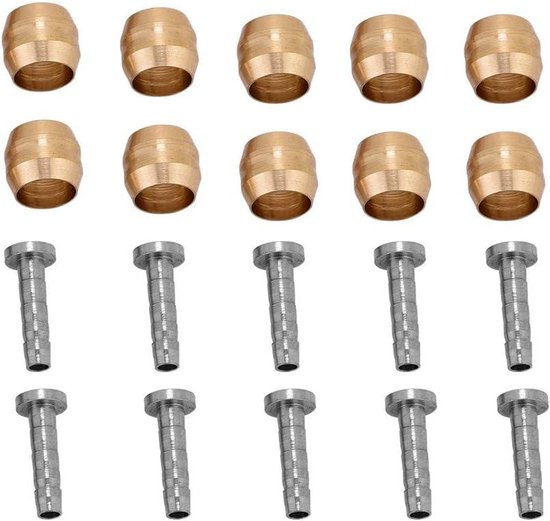 10 Sets Fietsrem Olijf- En Aansluitkit – Compatibel Met Shimano BH90 Hydraulische Schijfremslangen, Voor Reparatie En Onderhoud