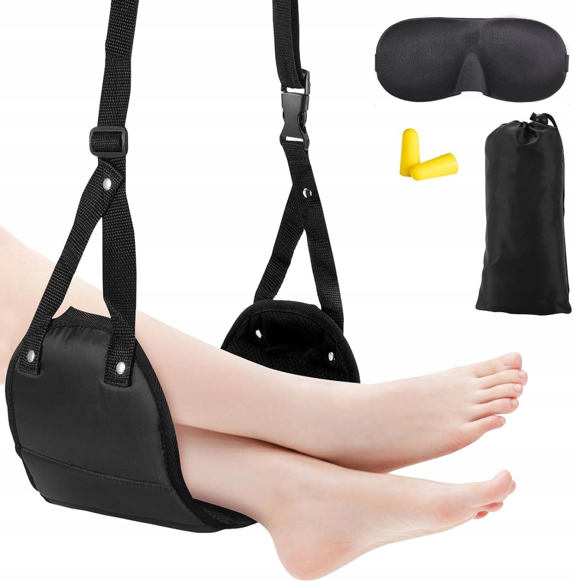 Reismaskers met Voetensteun - Comfortabel en Compact
