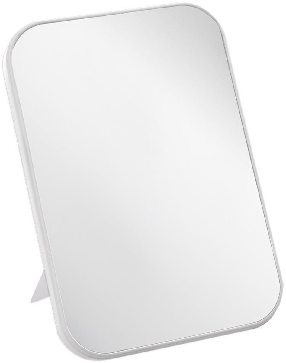 Orion - Kosmetische Spiegel - 21,5 cm - Staand of Hangend - Witte Rand