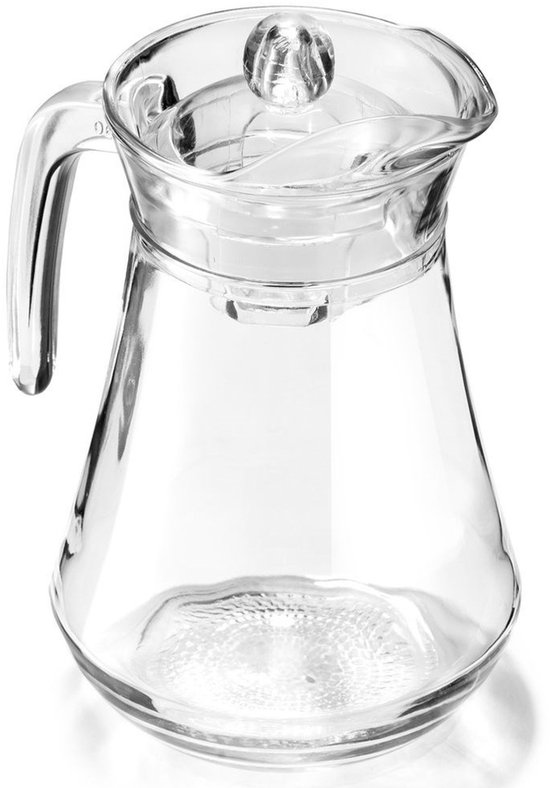 Carafe Glas avec Couvercle 1,4 l - Carafe - Carafe à eau pour eau fruitée - Carafe à eau - Carafe à boire