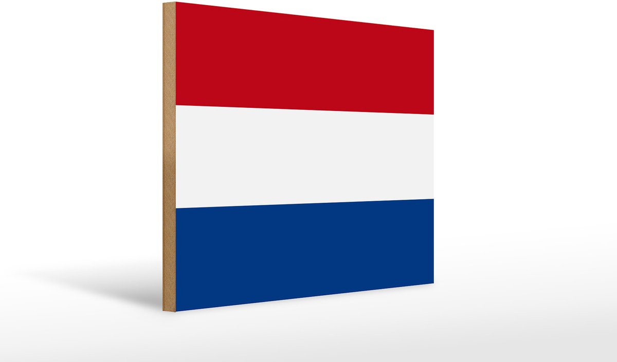 Holzschild Flagge Niederlande 40x30cm Flag of Netherlands