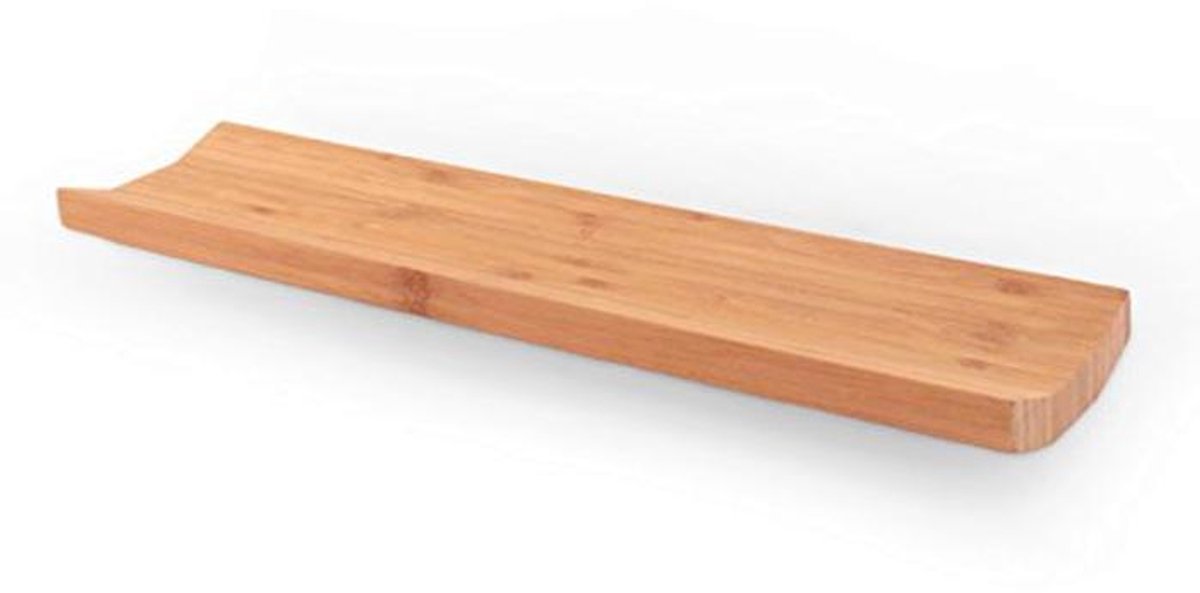 Kaas-/worst-/snackschaal van bamboehout, 40 cm