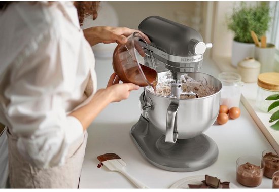 KitchenAid keukenmachine - Artisan - In hoogte verstelbare kom - 375 W - 11 snelheden - 3 RVS accessoires - 5,6L - Zilver van KitchenAid — afbeelding 3