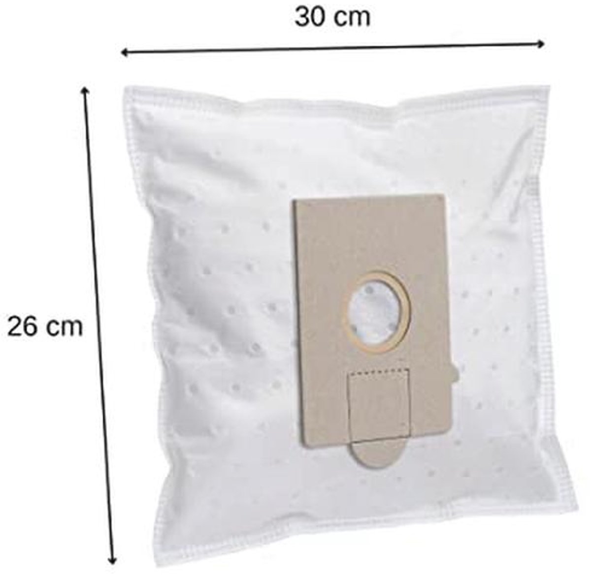 Vliesstof stofzuigerzakken 30 x 26 cm - Geschikt voor allergieën en huisdieren