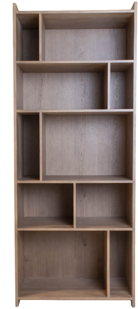 DÉJA Living Vakkenkast Lugo - Bruin Hout - 80x40x200cm
