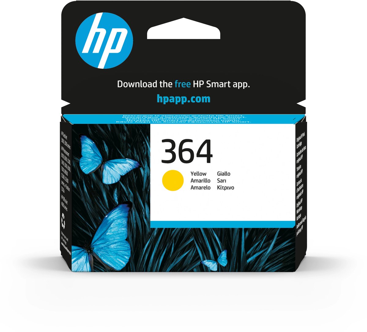 Original Ink Cartridge HP 364 CB320EE#ABE Yellow