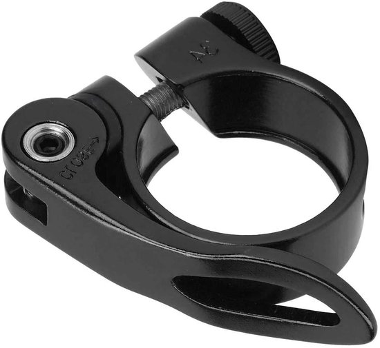 Aerozine Unisex's Zadelpen Geanodiseerde Rode Zadelpenklem 31.8mm, 31.8 mm