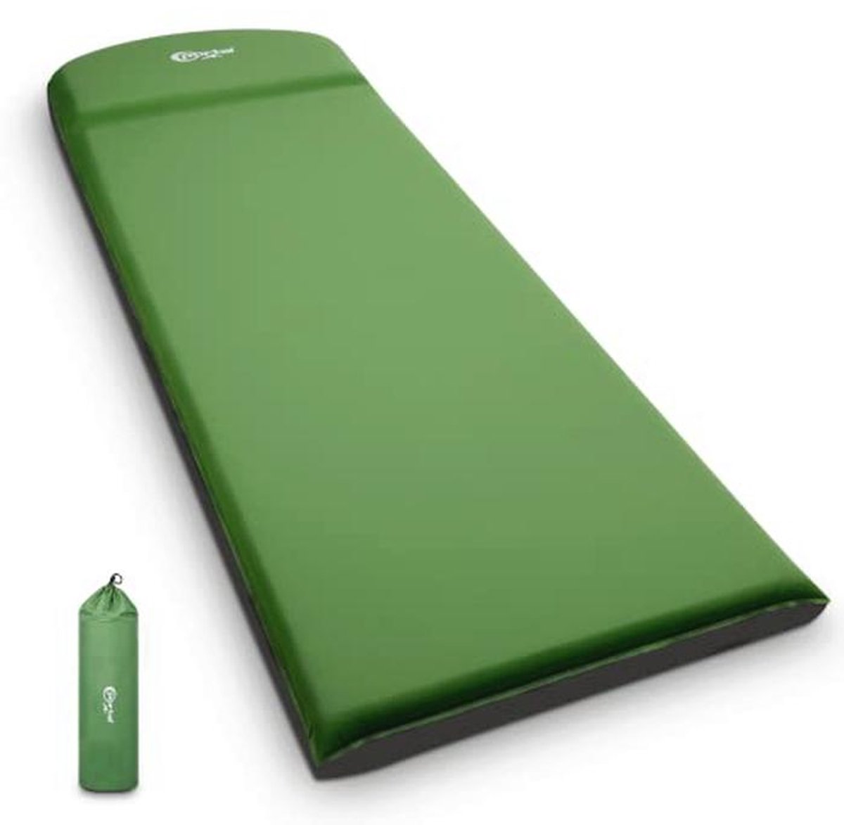 Opblaasbare Camping Mat met Voetpomp en Kussen - Perfect voor Buitenaventuren