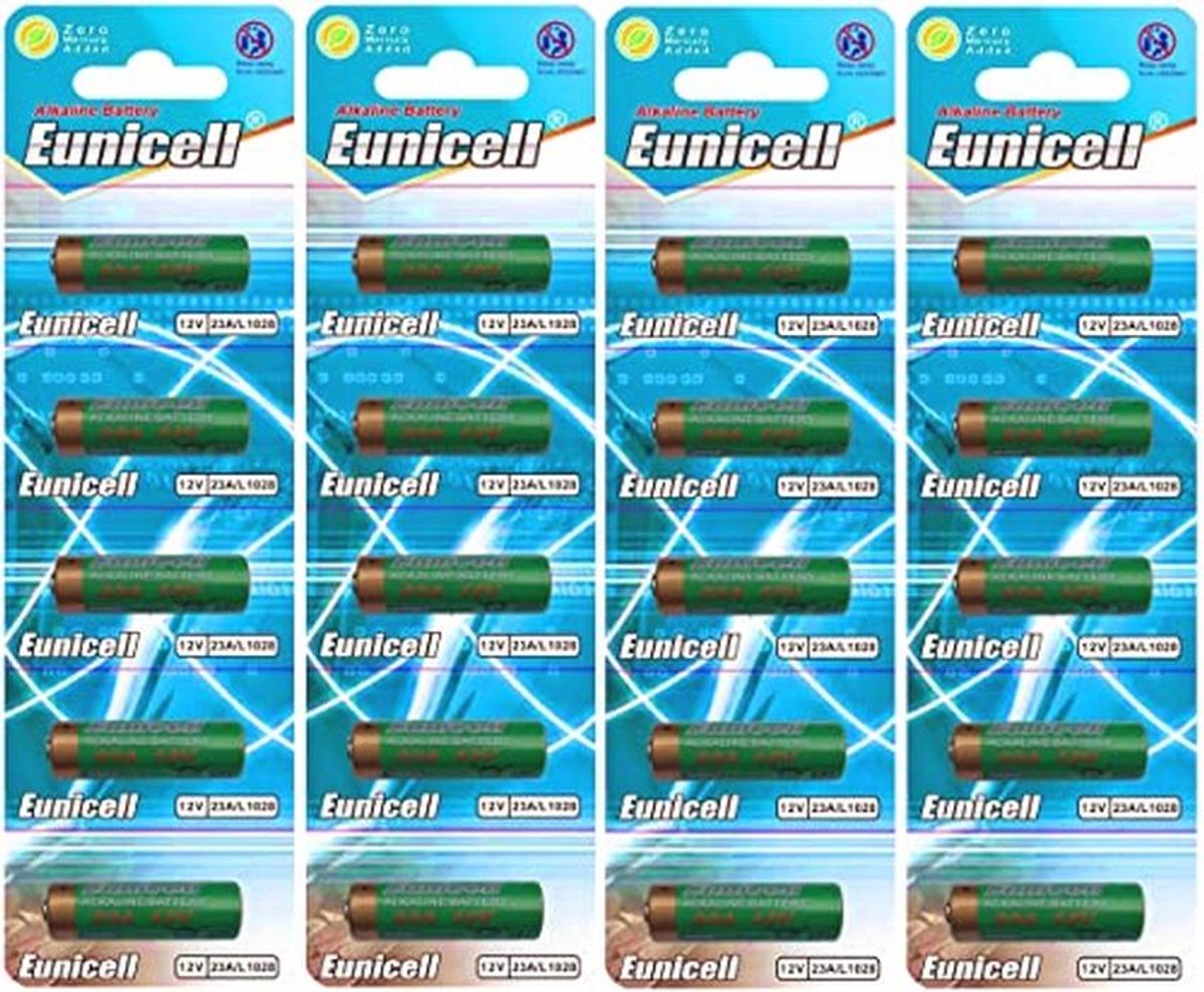 20 Pack 12V Alkaline Batteries MN21 23A V23GA L1028 A23