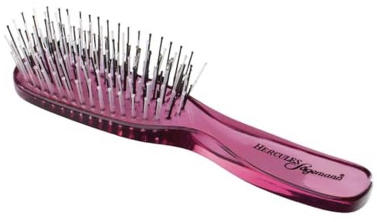 Scalp Brush voor het Ontwarren van Haren in Braambeer-Roze - Ideaal voor Knoopvrij Kammen