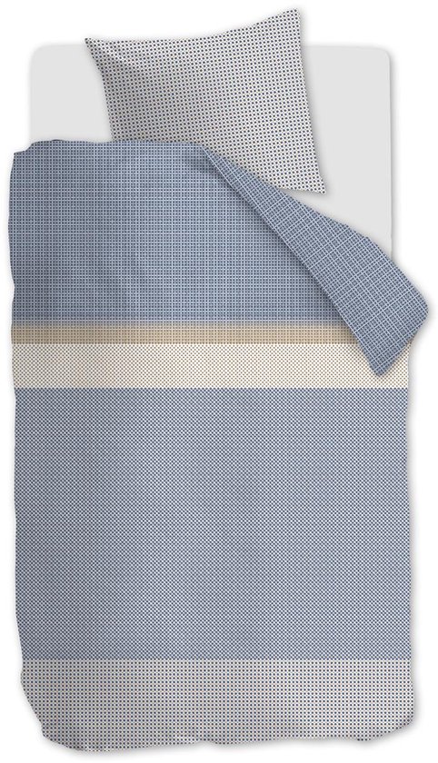dekbedovertrek Beddinghouse Bernou - Simple - 140x200/220 - Blauw