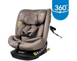 MamaLoes Autostoel Isofix - 360° Draaibaar - Sef Taupe - 40-150 cm - Autostoel groep 2 3 - i-Size