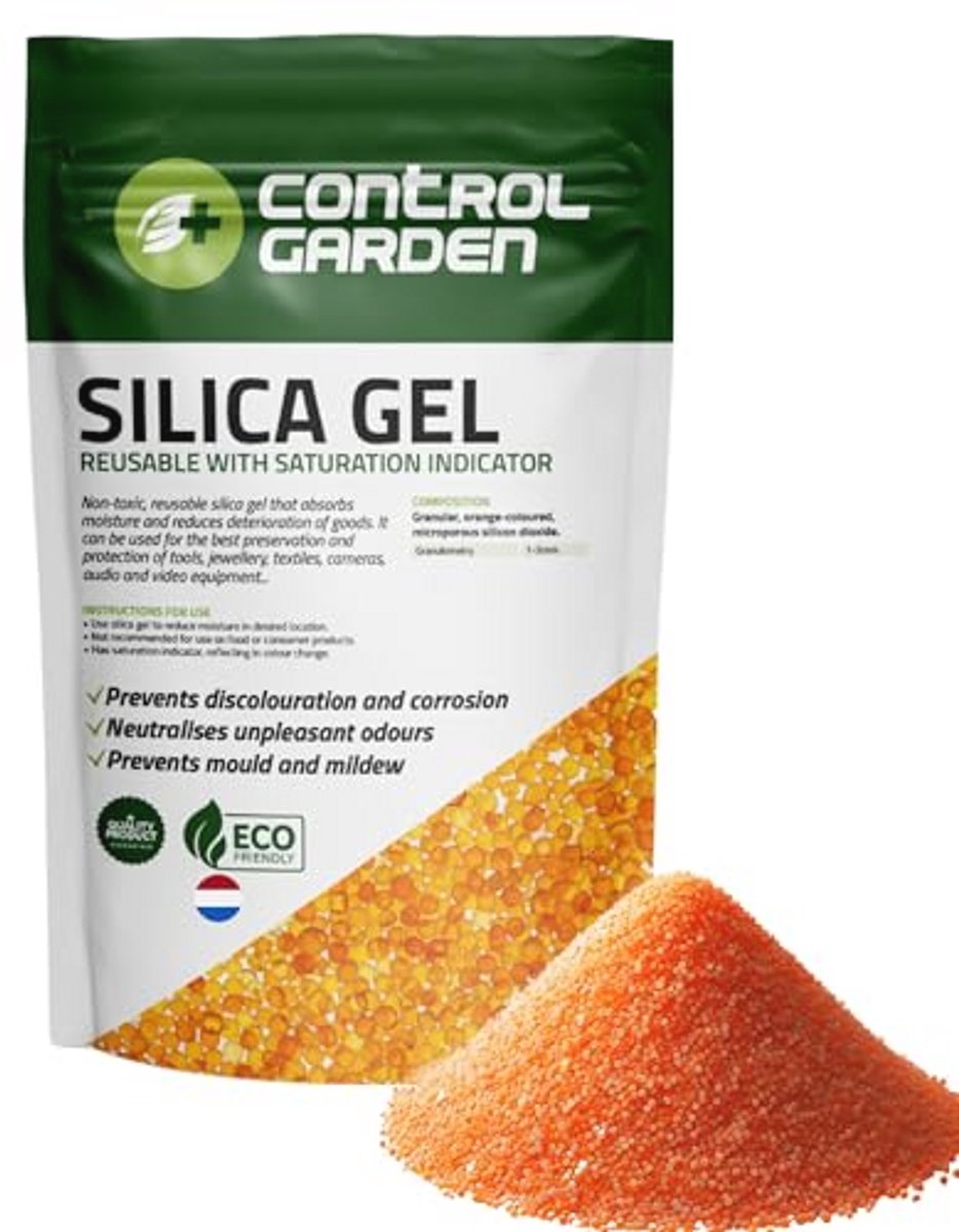 Herbruikbare Silicagel 1 kg - Vochtabsorberend en Milieuvriendelijk Droogmiddel