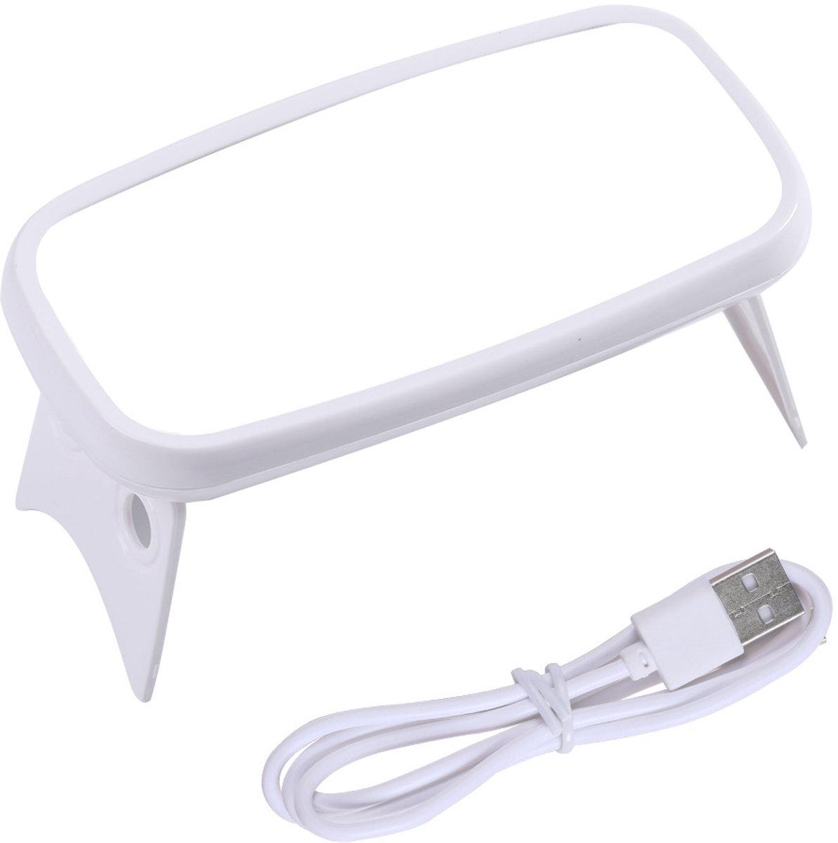 Draagbare spiegel, nagellamp, UV/LED nagellamp, USB nagellamp