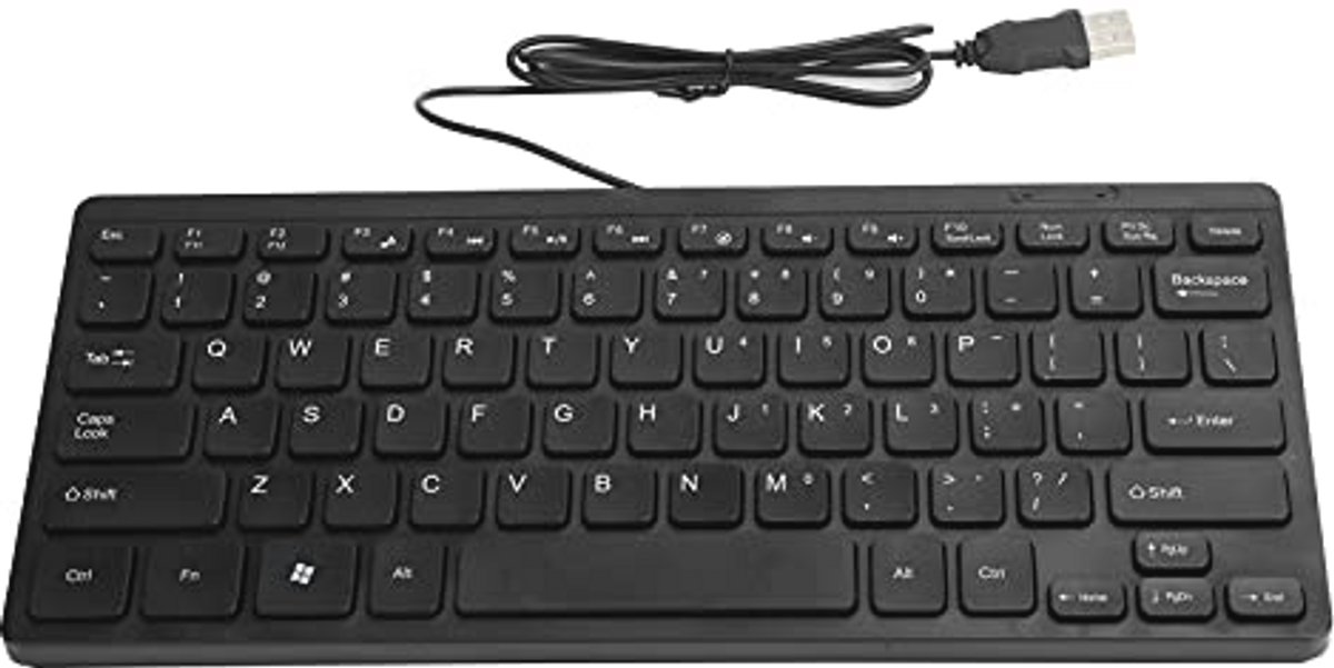Compact Mini USB Keyboard voor Laptop - Waterdicht en Draagbaar Input Device