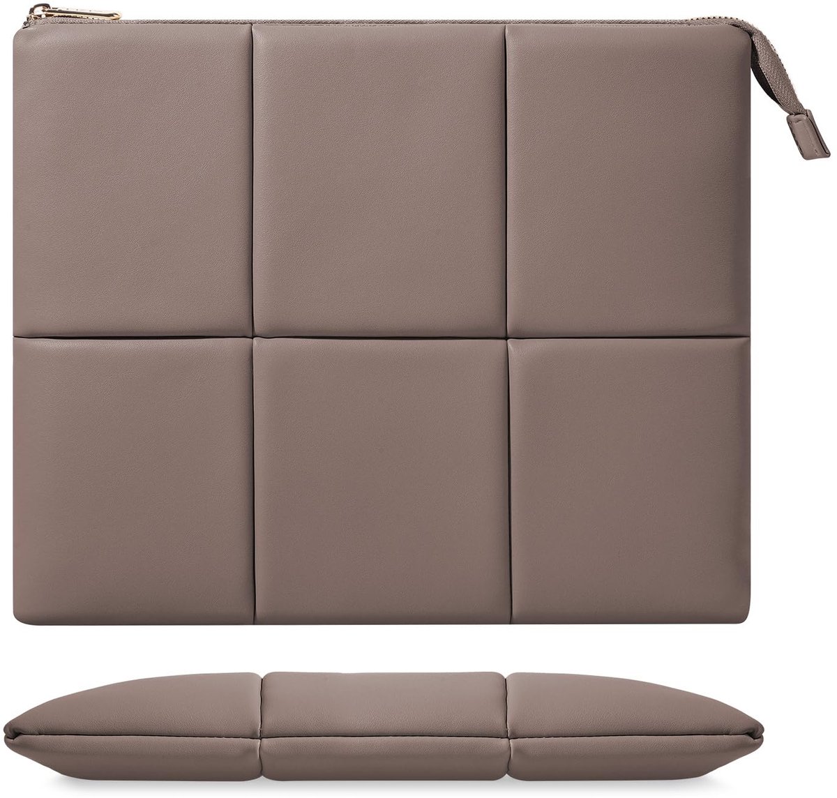 IMPERATORIS® Laptop Tas/Hoes/Sleeve 13.3-14 inch - Laptophoes Voor Dames/Heren - Multifunctioneel - Koffie