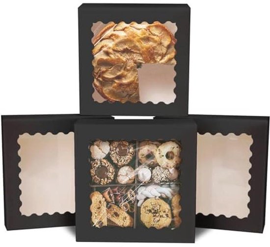 10 Stuks Dozen Cake Dozen Met Venster Macaron, Macaron Dozen, Bakkerij Dozen, Gebak Dozen, Verpakking Cupcake Verpakking Doos voor Koekjes, Snoep