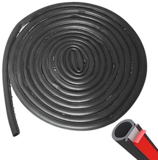 Rubberen autodeurafdichting universeel 4m zelfklevend EPDM rubber afdichting deur motorkap kofferbak