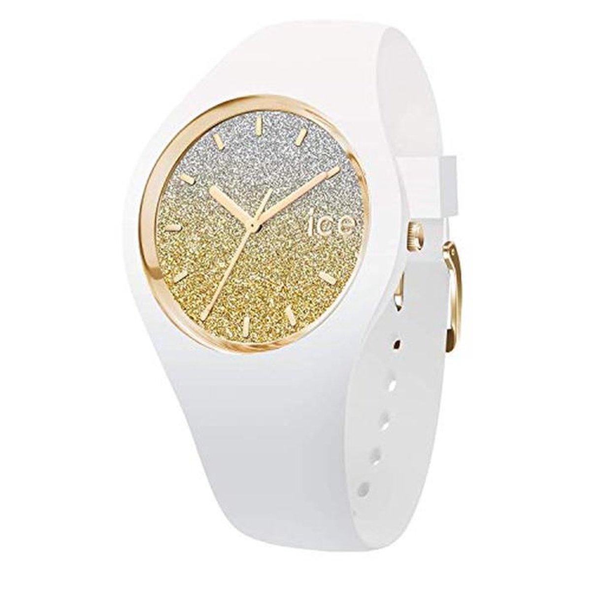 Dames Witte Horloge met Siliconen Band