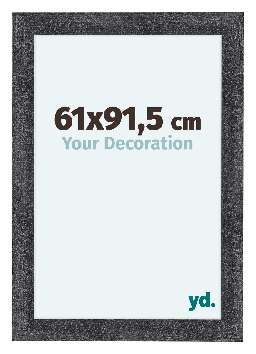 yd. Your Decoration - Fotolijst 61x91,5 cm - MDF - Grijs Geveegd - Como