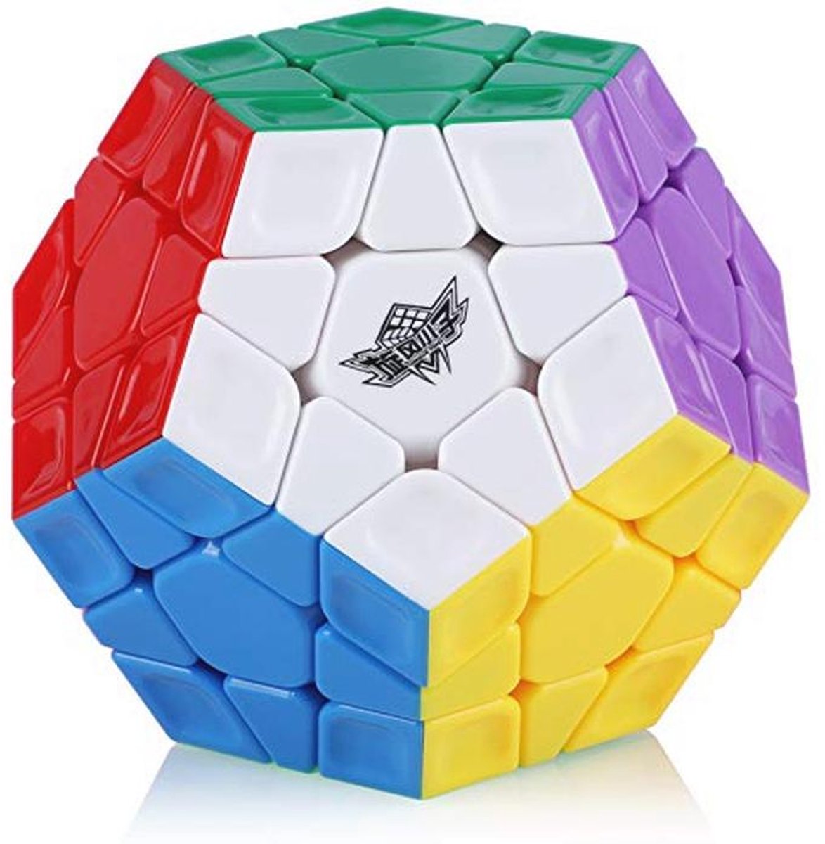 Stickerloze Megaminx Toverdobbelsteen - Magische 3x5 cm Puzzel