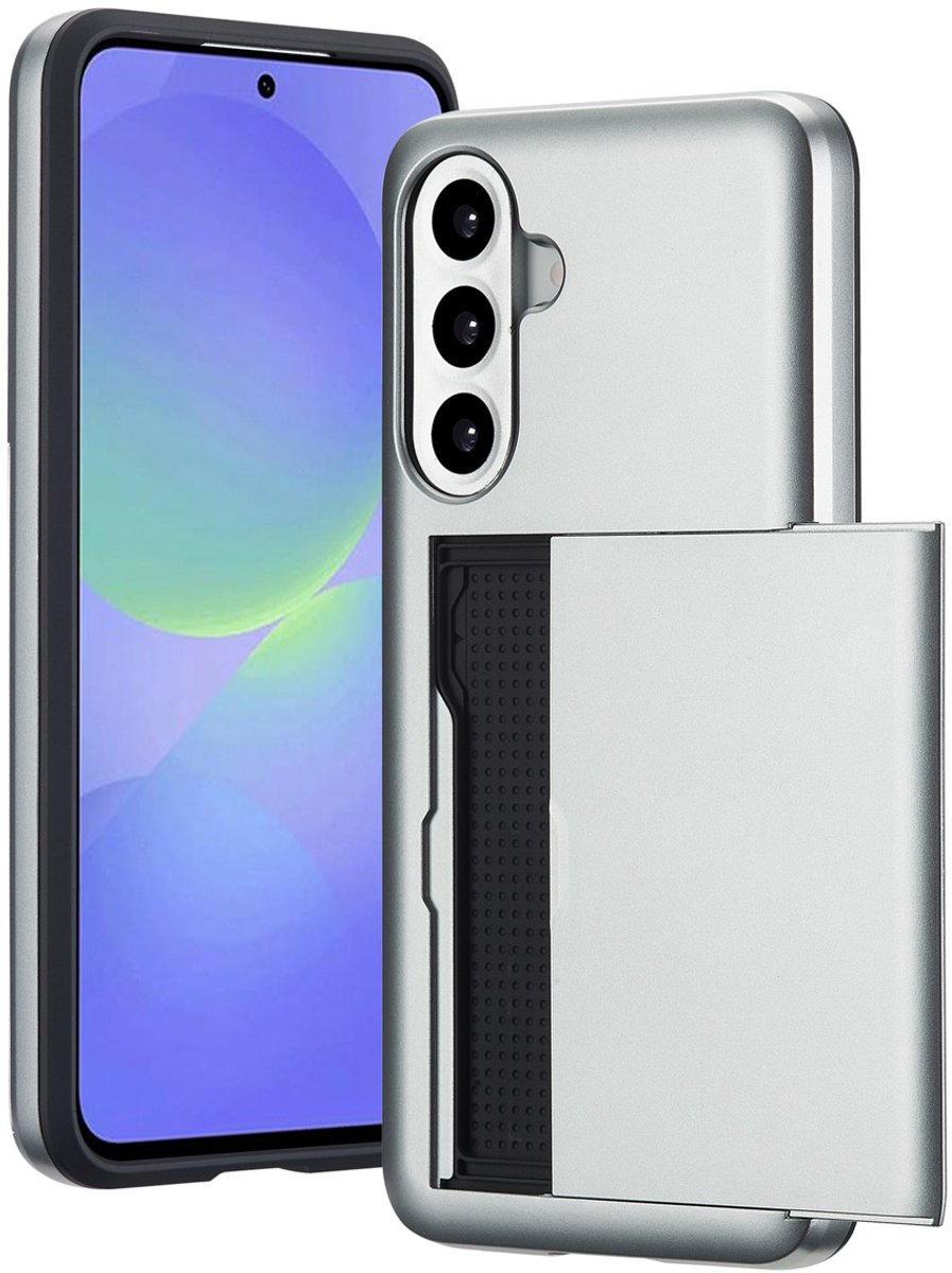 imoshion Hoesje met Pasjeshouder - Geschikt voor Samsung Galaxy A36 / A56 (5G) - Grijs