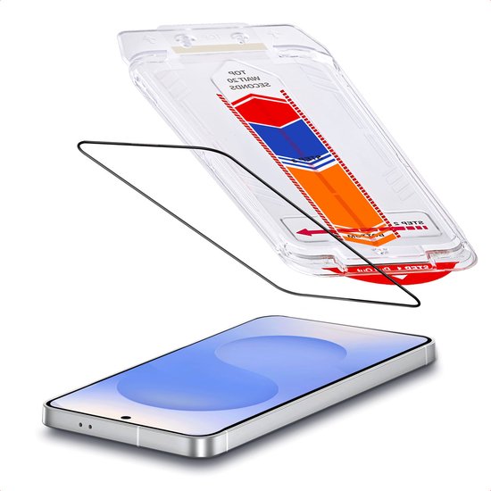 Protection d'écran Accezz - Compatible avec Samsung Galaxy S24 / S25 - Protection d'écran en verre avec applicateur anti-poussière