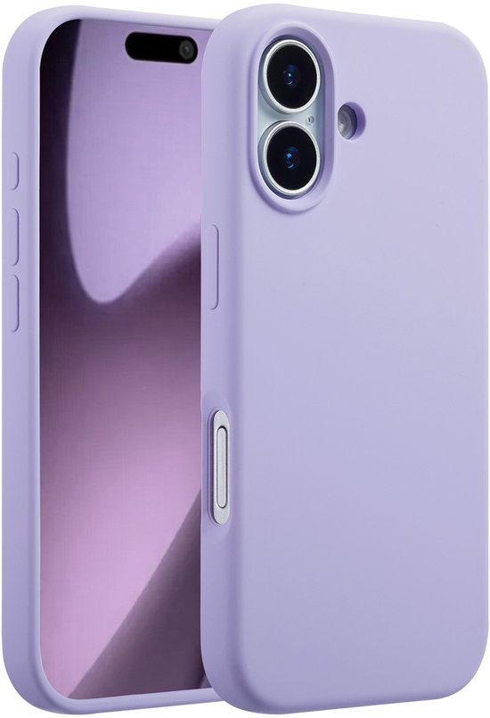 Coque Accezz - Compatible avec iPhone 17 - Coque arrière en silicone liquide compatible MagSafe - Violet