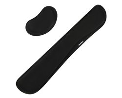 imoshion Ergonomische Polssteun voor Toetsenbord en Muis - Geschikt voor Computer en Laptop - Anti Slip - Zwart