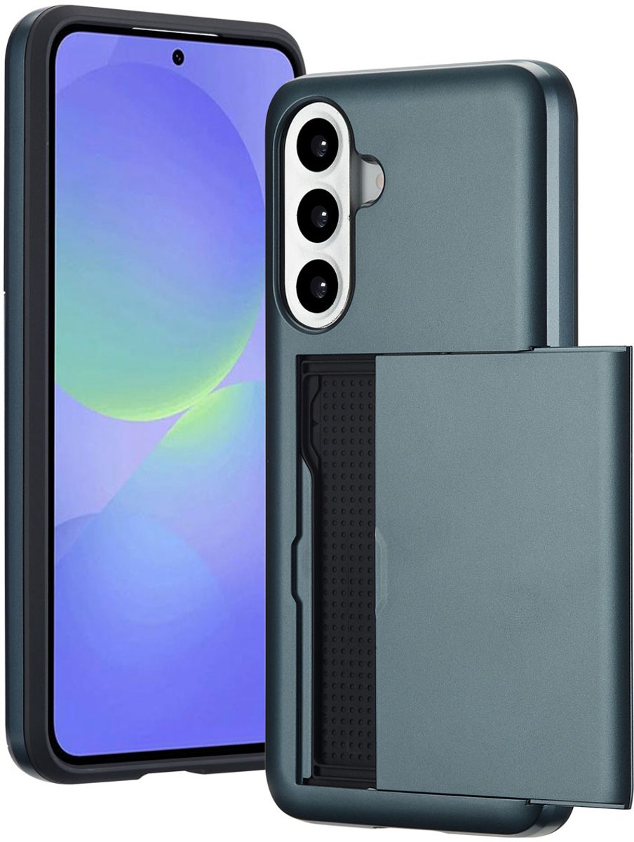imoshion Hoesje met Pasjeshouder - Geschikt voor Samsung Galaxy A36 / A56 (5G) - Donkerblauw