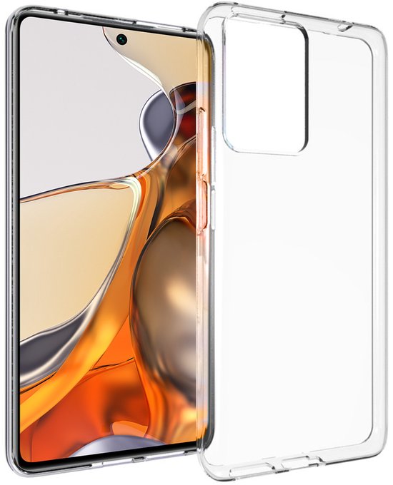 Coque arrière transparente pour smartphone.