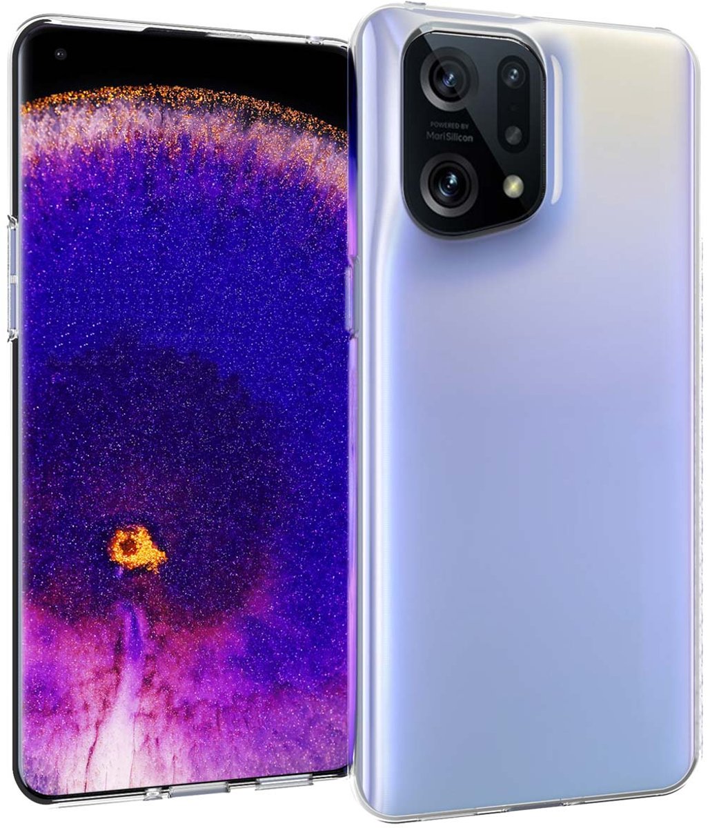 Accezz Hoesje - Geschikt voor Oppo Find X5 Pro 5G - Clear Backcover - Transparant