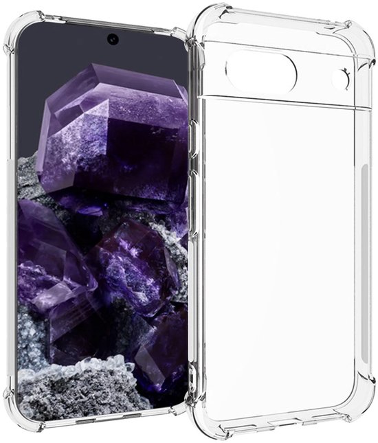 Coque iMoshion adaptée pour Google Pixel 8a Coque en Siliconen - Coque antichoc iMoshion - Transparent