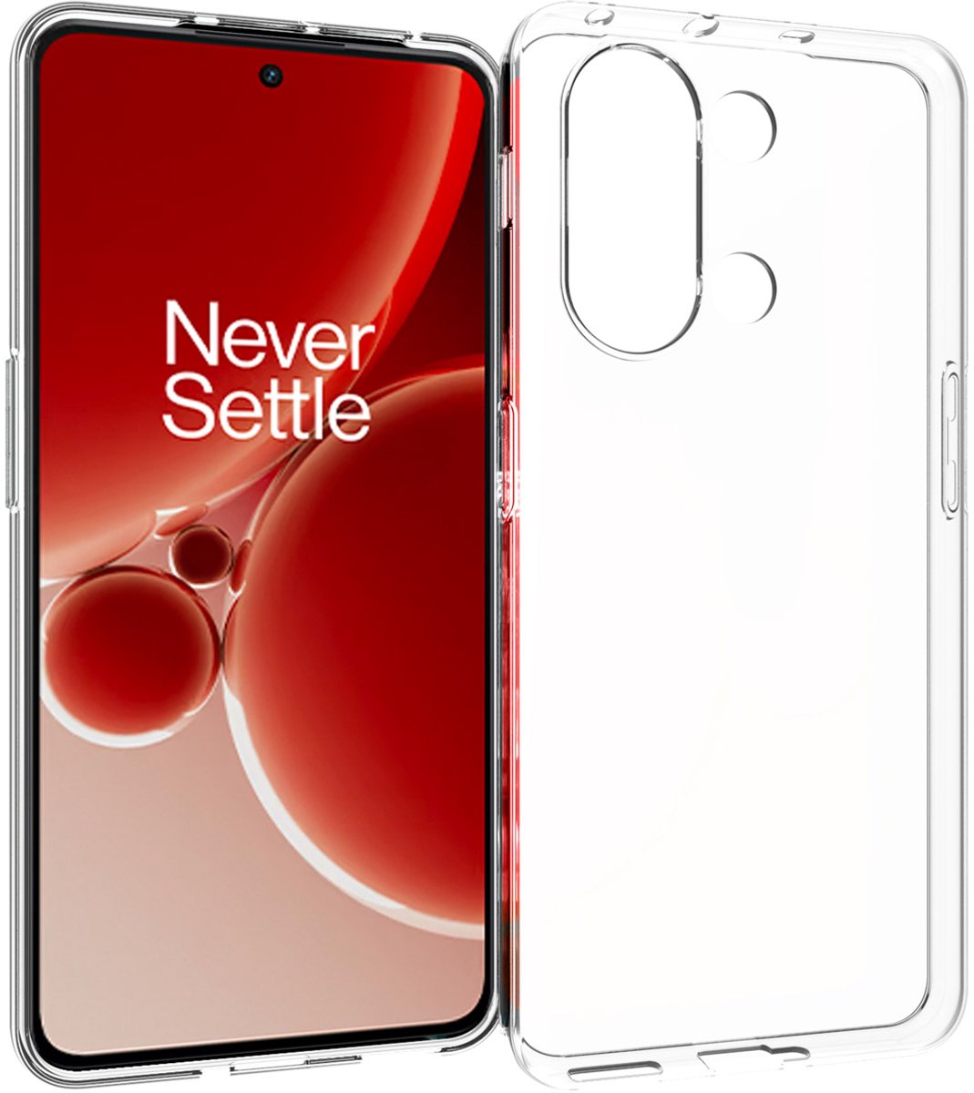 Accezz Hoesje Geschikt voor OnePlus Nord 3 Hoesje Siliconen - Accezz Clear Backcover - Transparant