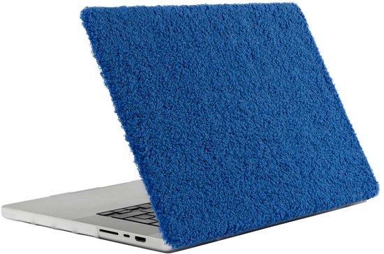 Housse pour ordinateur portable iMoshion - Convient pour MacBook Air 15 pouces (2024) puce M3 / MacBook Air 15 pouces (2023) - A2941 / A3114 - Housse pour ordinateur portable iMoshion Teddy - bleu