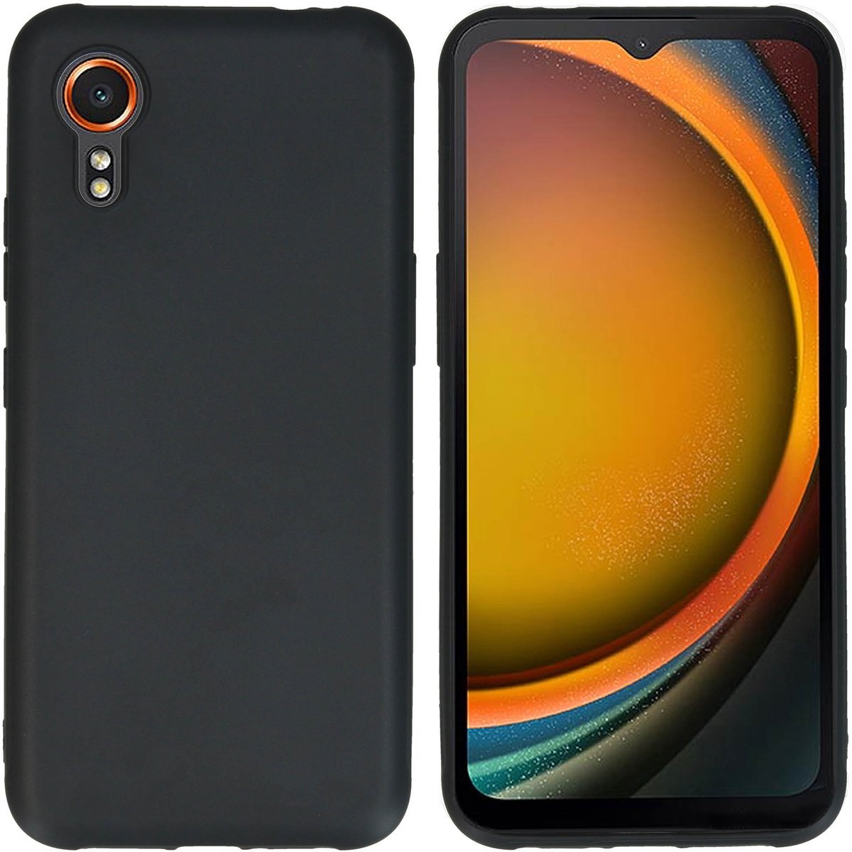 imoshion Hoesje - Geschikt voor Samsung Galaxy Xcover 7 - Color Backcover - Zwart