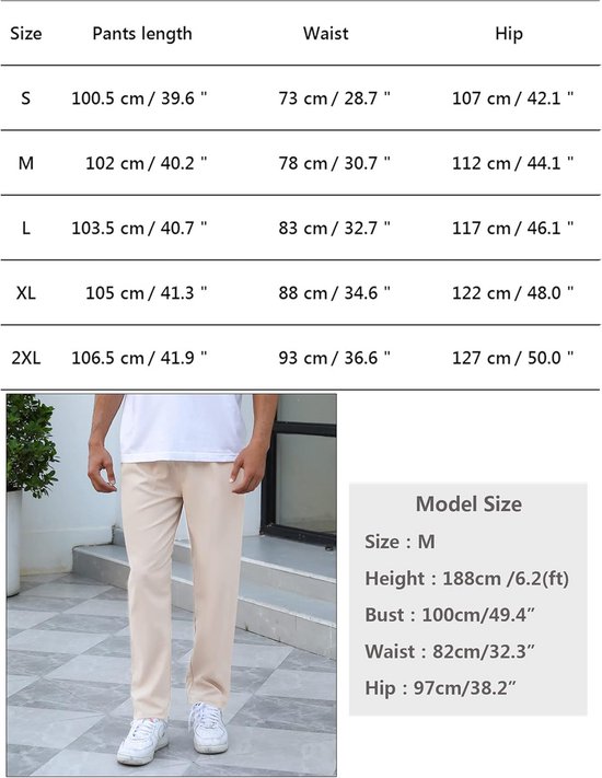 Comfortabele Sportbroek Heren Elastische Taille Fitness Broek Training — afbeelding 2