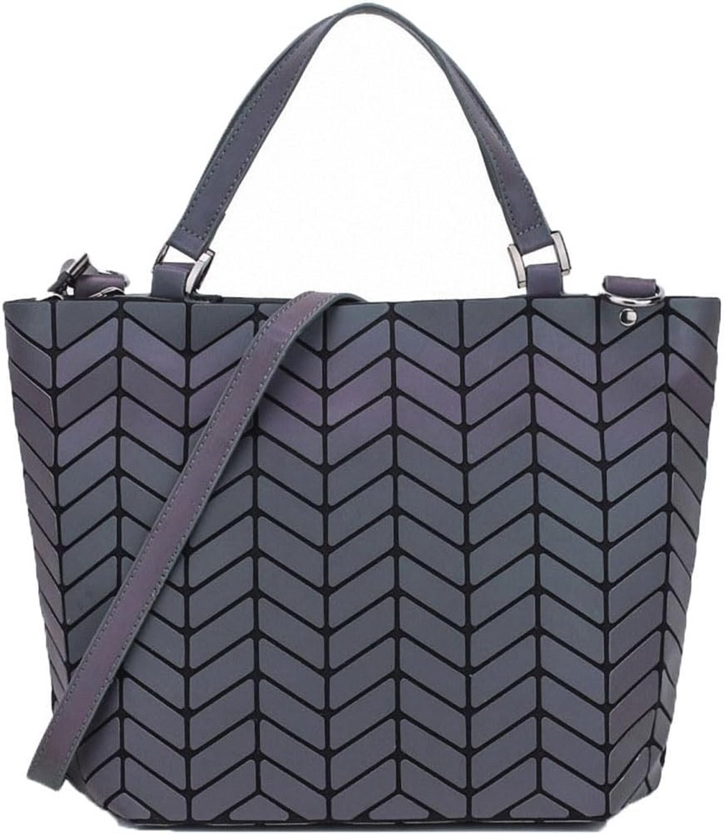 Geometrische lichtgevende boodschappentas Holografische handtassen en handtassen Flash reflecterende crossbody tas voor dames