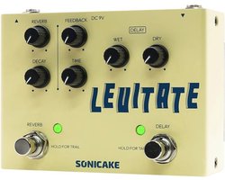 SONICAKE Vertraging en Reverb 2 in 1 Gitaar Effecten Pedaal Digitaal Levitate