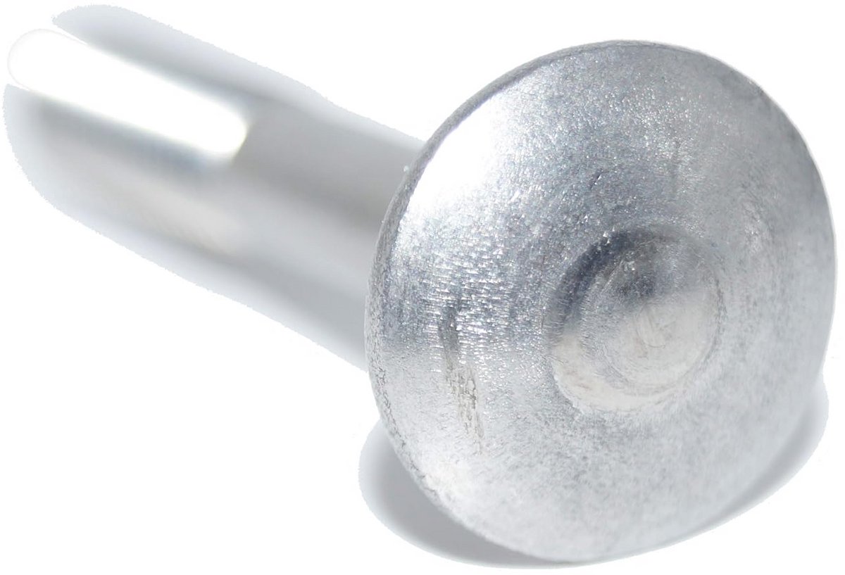 Platte slotschroeven M10x80 - 6 stuks roestvrij staal DIN 603