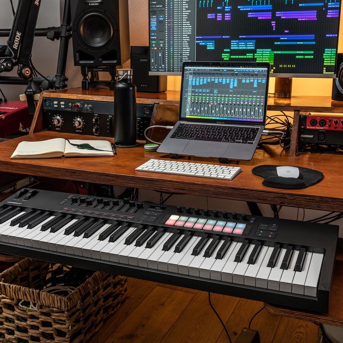 NOVATION/KEYBOARDS/61 semi-weighted keys, 16 pads thumbnail 2