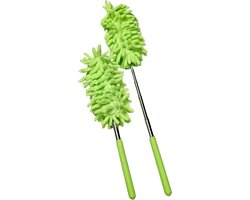 Gadgetpoint - Schoonmaak spons met stok - Autospons - Washandschoen - Schoonmaakspons Handschoen - Stoffen - Cleaning - Groen