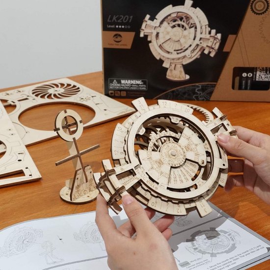 Kit De Construction Voiture En Bois 3D - Camion Citerne - Jouet éducatif Pour Enfants - Environ 22x10.5x6.5 Cm